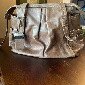 Francesco Biasia Brown Large Leather Bag